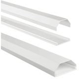 Artikelbild 1 für hama eckig Alu Kabelkanal 110,0 cm weiß, Artikelnummer 281996