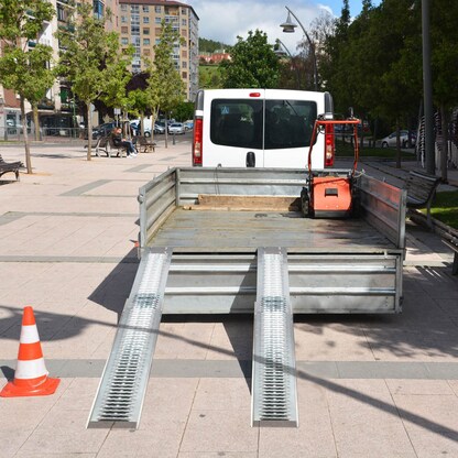 Artikelbild 2 für relaxdays Auffahrrampe Motorrad bis 225,0 kg, 1 St., Artikelnummer 451924