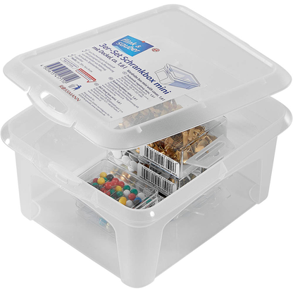 Artikelbild 8 für flink & sauber Aufbewahrungsboxen transparent 20,0 x 16,0 x 9,0 cm, 3 St., Artikelnummer 539492
