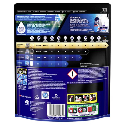 Artikelbild 2 für finish POWERBALL ULTIMATE All in 1 Citrus Spülmaschinentabs 46 St., Artikelnummer 539947