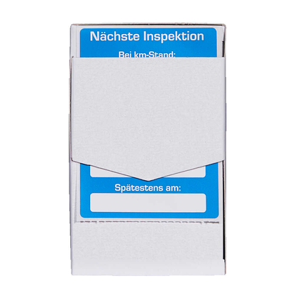 Artikelbild 5 für EICHNER Aufkleber Nächste Inspektion bei, blau/weiß, 250 St., Artikelnummer 703961