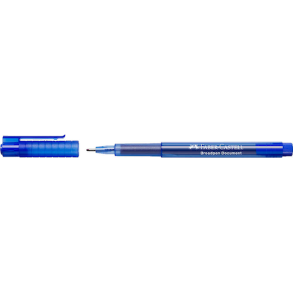 Artikelbild 2 für FABER-CASTELL Broadpen Document 1554 Fineliner blau 0,8 mm, 1 St., Artikelnummer 819553