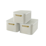 Artikelbild 1 für curver STYLE S Aufbewahrungsboxen creme 29,1 x 19,8 x 14,2 cm, 3 St., Artikelnummer 700753