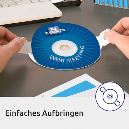Artikelbild 3 für AVERY Zweckform CD-Etiketten L7676-25 weiß, 50 Etiketten , Artikelnummer 955955
