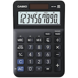 Artikelbild 1 für CASIO MS-10F Tischrechner schwarz, Artikelnummer 838031