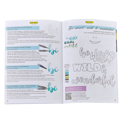 Artikelbild 8 für ONLINE® All-In-One Handlettering-Set farbsortiert, 1 Set, Artikelnummer 283931