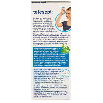 Artikelbild 7 für tetesept Nasendusche 4008491115698 blau, weiß Kunststoff, 1 Set, Artikelnummer 516086