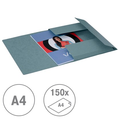 Artikelbild 3 für VON LEITZ Eckspanner DIN A4 grau, 1 St., Artikelnummer 635379