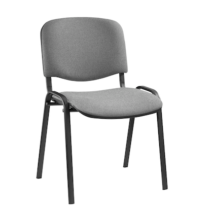 Artikelbild 2 für Nowy Styl Besucherstühle Iso ISO BLACK 1.3 C73 grau, gemustert Stoff, 4 St., Artikelnummer 104543