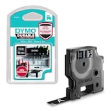 Artikelbild 1 für DYMO Schriftband D1 1978365, 12 mm, weiß auf schwarz, 1 St., Artikelnummer 288807