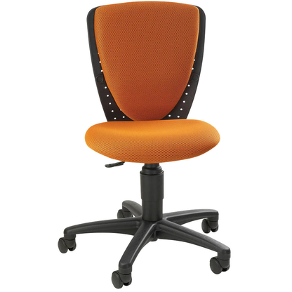 Artikelbild 2 für Topstar Kinderdrehstuhl High S'cool®, 70570 BB40 Stoff orange, Gestell schwarz, Artikelnummer 571471