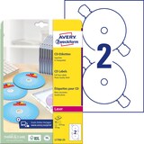 Artikelbild 1 für AVERY Zweckform CD-Etiketten L7760-25 weiß, 50 Etiketten , Artikelnummer 506634