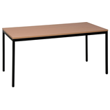 Artikelbild 1 für Gürkan Mehrzwecktisch buche rechteckig, Vierkantrohr schwarz, 140,0 x 70,0 x 75,0 cm, Artikelnummer 824370