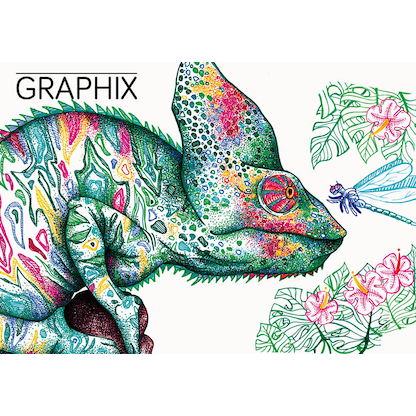 Artikelbild 3 für Marabu GRAPHIX HYPNOTIZE Fineliner farbsortiert 0,5 mm, 24 St., Artikelnummer 222959