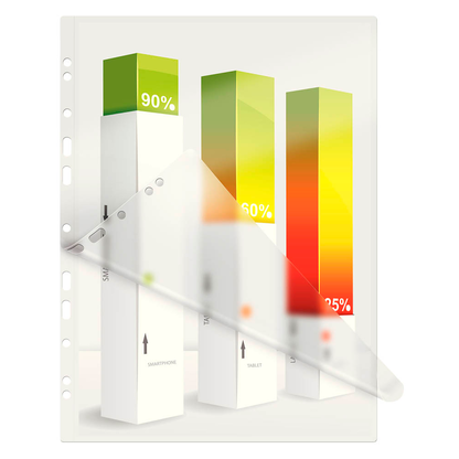 Artikelbild 3 für LEITZ Laminierfolien glänzend für A4 80 micron Universal-Lochung, 100 St., Artikelnummer 727844