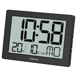 Artikelbild 1 für hama digitale Wanduhr Ko Tao schwarz Kunststoff 16,0 x 11,0 cm, Artikelnummer 501237