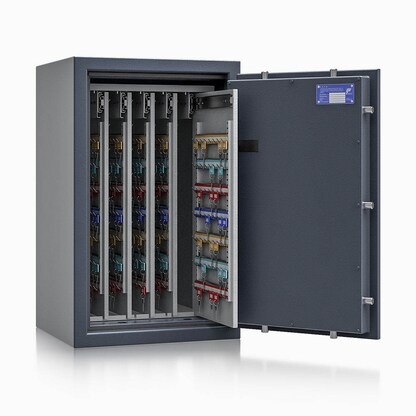 Artikelbild 3 für ISS safe4key Schlüsseltresor grau mit 600 Haken, Elektronikschloss, 50,0 x 42,0 x 80,0 cm, 1 St., Artikelnummer 849937