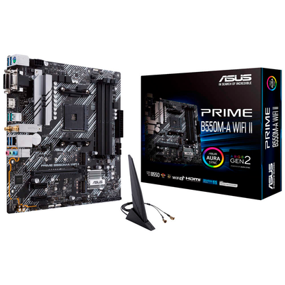 Artikelbild für ASUS Prime B550M-A WiFi II Mainboard, AM4, Micro-ATX, B550, 128 GB, Artikelnummer 685436