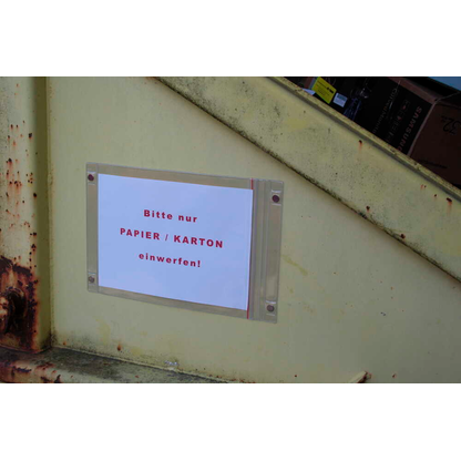 Artikelbild 3 für EICHNER Dokumententaschen DIN A4 quer transparent glatt, 10 St., Artikelnummer 703308