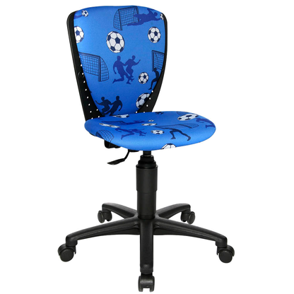 Artikelbild für Topstar Kinderdrehstuhl High S'cool®, 70570 CA40 Stoff blau, Gestell schwarz, Artikelnummer 571489
