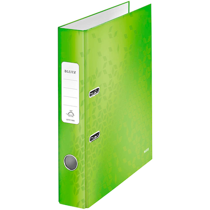 Artikelbild für LEITZ Ordner grün Karton 5,0 cm DIN A4, 1 St., Artikelnummer 910986