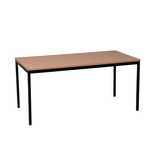 Artikelbild 1 für Gürkan Mehrzwecktisch buche rechteckig, Vierkantrohr schwarz, 120,0 x 60,0 x 75,0 cm, Artikelnummer 824399
