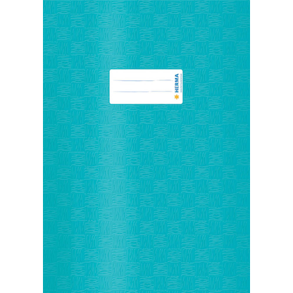 Artikelbild für HERMA Heftumschlag mit Baststruktur türkis Kunststoff DIN A4, Artikelnummer 831814