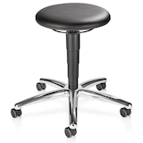 Artikelbild 1 für bimos Arbeitshocker schwarz Kunstleder, 1 St., Artikelnummer 176018