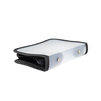 Artikelbild 5 für FolderSys Reißverschlussbeutel Mini DIN A6 transparent/schwarz 0,5 mm, 1 St., Artikelnummer 592564