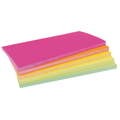 Artikelbild für magnetoplan Moderationskarten Neon farbsortiert 20,0 x 10,0 cm, 250 St., Artikelnummer 606489