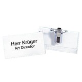 Artikelbild 1 für DURABLE Namensschilder mit Kombiklemme 7,5 x 4,0 cm, 25 St., Artikelnummer 138032
