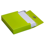 Artikelbild 1 für M&M Karteikasten DIN A7 für 100 Karteikarten lime-green ohne Deckel, Artikelnummer 380035