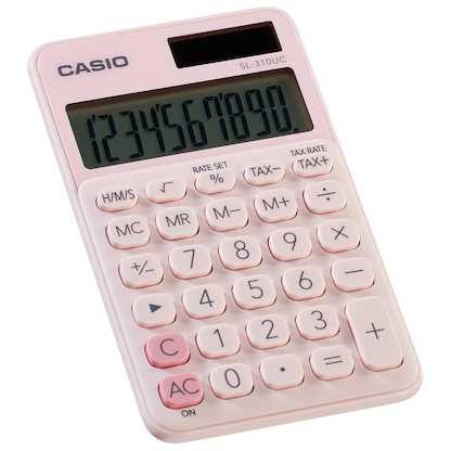 Artikelbild 2 für CASIO SL-310UC Taschenrechner rosa, Artikelnummer 445852
