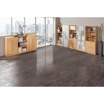 Artikelbild 5 für HAMMERBACHER Aktenregal Sira buche 80,0 x 40,0 x 200,4 cm, 1 St., Artikelnummer 197327