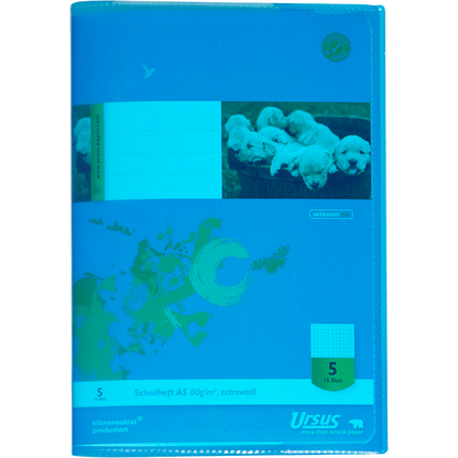 Artikelbild 10 für 5 JOLLY Heftumschläge farbsortiert Kunststoff DIN A5, Artikelnummer 528594