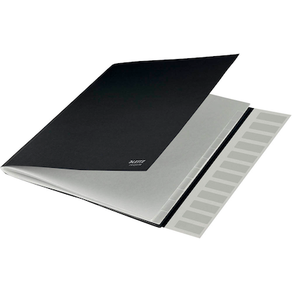 Artikelbild 3 für LEITZ Ordnungsmappe recycle 3915 12 Fächer schwarz, 1 St., Artikelnummer 304537