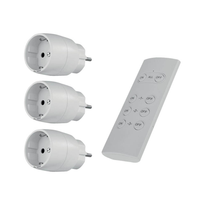 Artikelbild für REV Funk-Steckdosenadapter, 3 St., Artikelnummer 626281