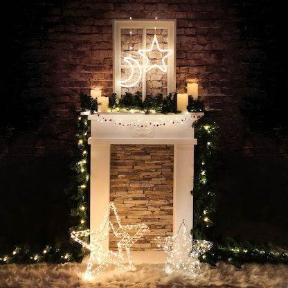 Artikelbild 10 für Idena Tannengirlande 160er LED Lichterkette grün 10,0 m, 1 St., Artikelnummer 761447