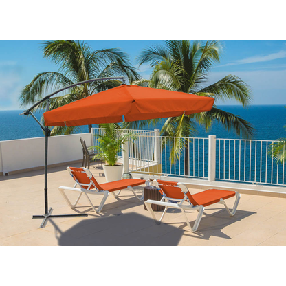 Artikelbild 2 für Garden Pleasure Sonnenschirm sechseckig, terrakotta neigbar Ø 300,0 cm, 1 St., Artikelnummer 897411