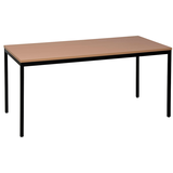 Artikelbild 1 für Gürkan Mehrzwecktisch buche rechteckig, Vierkantrohr schwarz, 160,0 x 80,0 x 75,0 cm, Artikelnummer 824464