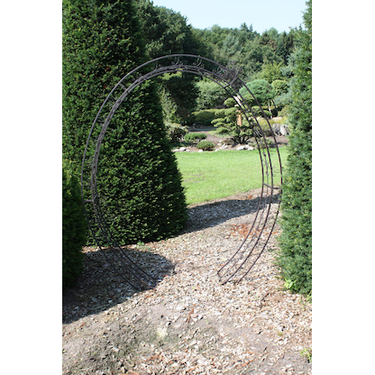 Artikelbild 4 für Garden Pleasure Rankgitter LAMOS Metall schwarz oval 200,0 x 220,0 cm, 1 St., Artikelnummer 285047