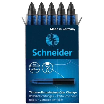 Artikelbild für Schneider One Change Tintenrollerminen schwarz 0,6 mm 5 St., Artikelnummer 488674