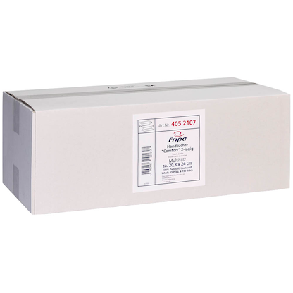 Artikelbild 2 für FRIPA Papierhandtücher 4052107 Comfort Zick-Zack-Falzung 2-lagig 2.250 Tücher, Artikelnummer 532618