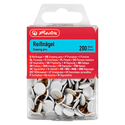 Artikelbild für herlitz Reißnägel, 200 St., Artikelnummer 801809