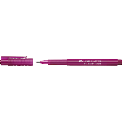 Artikelbild 2 für FABER-CASTELL Broadpen Document 1554 Fineliner pink 0,8 mm, 1 St., Artikelnummer 907493