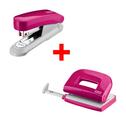 Artikelbild für novus Locher und Heftgeräte Set E210/E15 pink, Artikelnummer 158752