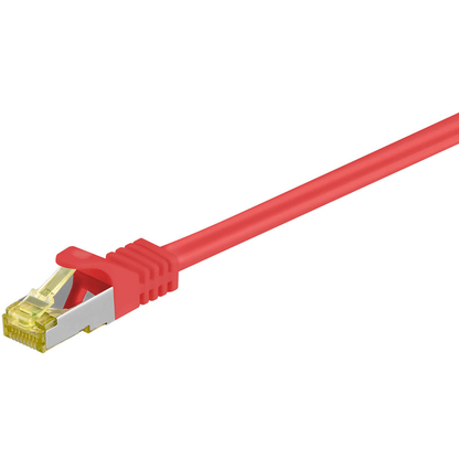 Artikelbild für goobay RJ-45 Netzwerkkabel 10,0 m rot bis zu 10,00 Gbit/Sek. bis zu 500 MHz, 1 St., Artikelnummer 451524