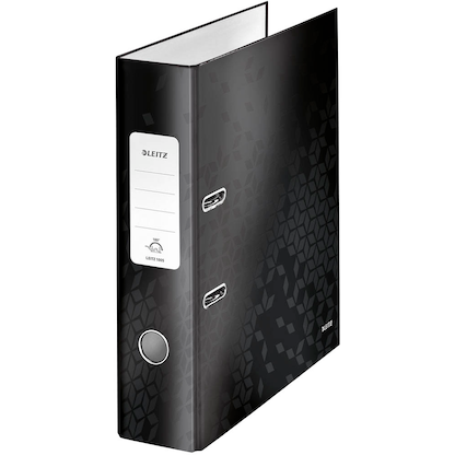Artikelbild für LEITZ Ordner schwarz Karton 8,0 cm DIN A4, 1 St., Artikelnummer 911024