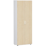 Artikelbild 1 für geramöbel Aktenschrank Flex, S-386002-AW weiß, ahorn 5 Fachböden 80,0 x 42,0 x 216,0 cm, Artikelnummer 876526