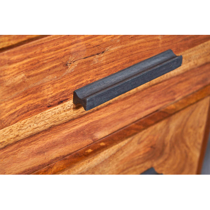 Artikelbild 6 für WOHNLING Nachttisch rechteckig Massivholz sheesham 35,0 x 40,0 x 66,0 cm, 1 St., Artikelnummer 166779